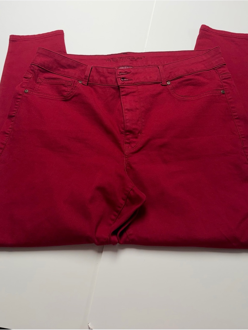 Maurice’s Women’s Red Skinny Fit Jeans size 22w